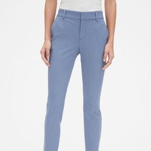 Gap skinny ankle pants - blue gingham